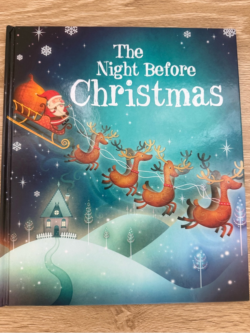 The Night Before Christmas Holiday Book - Teal Cover